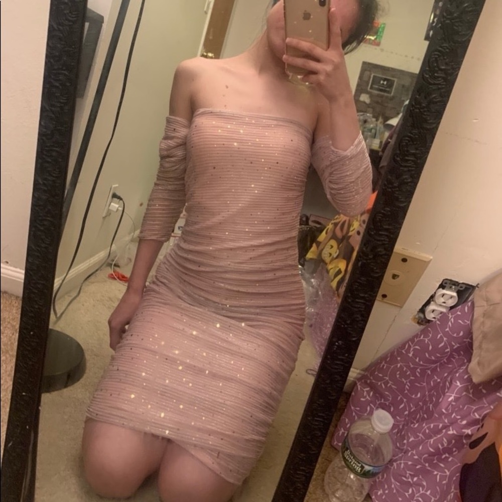 Sparkle pinky body dress